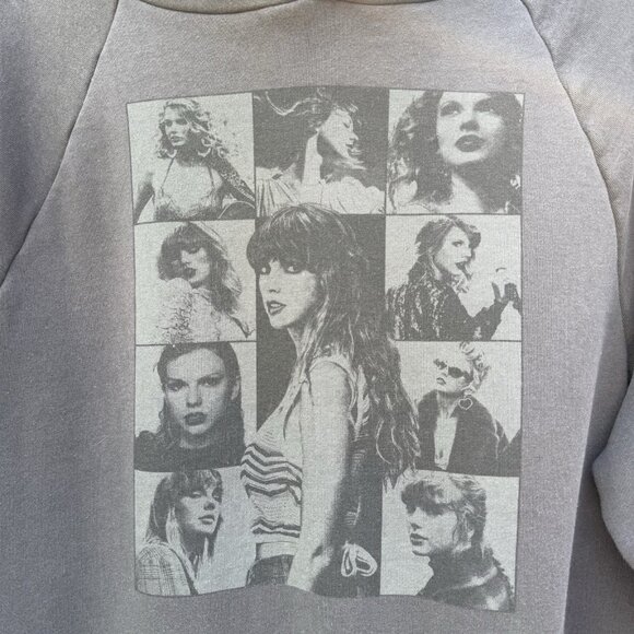 Taylor Swift The Eras Tour Black Hoodie Size Medium Pullover Concert Merch - Picture 3 of 8
